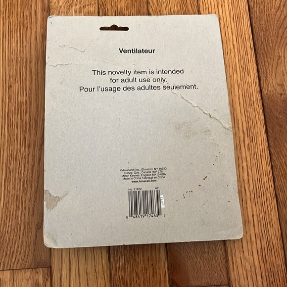 Vintage Hot Flash Fanner Over the Hill Gag Gift Amscan GoofyGadgets NWT 90s - Picture 2 of 4